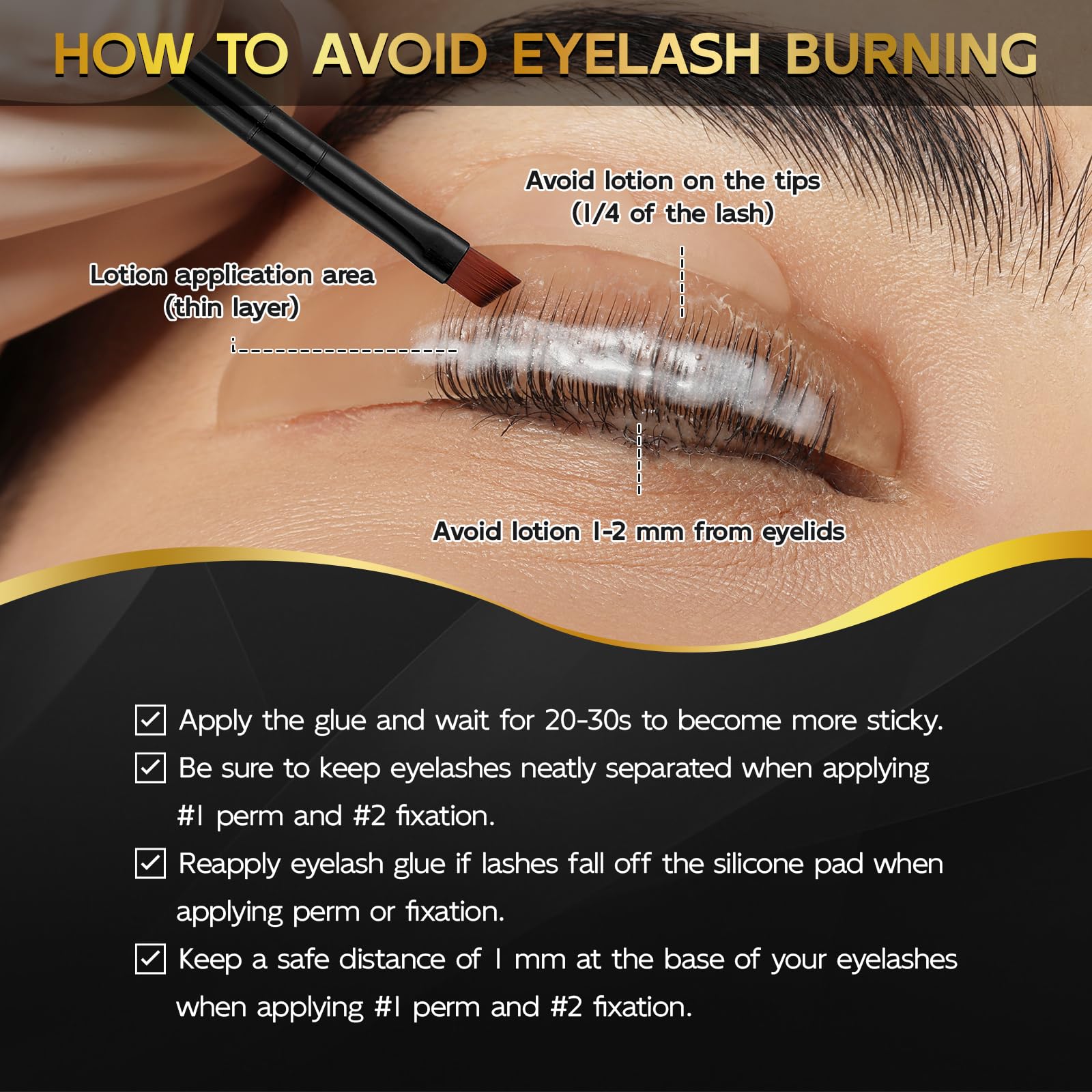 Novobey Upgraded Lash Lift & Brow Lamination Kit 4in1 – Double Black Brown, Salon & Home Use
