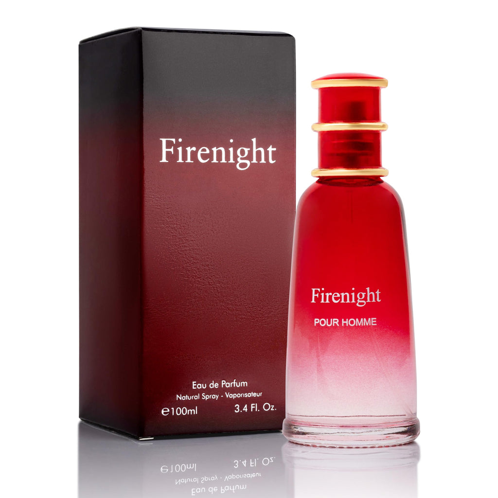 NovoGlow Firenight Pour Homme – Eau de Parfum for Men, 3.4 oz | Daywear & Casual Fragrance