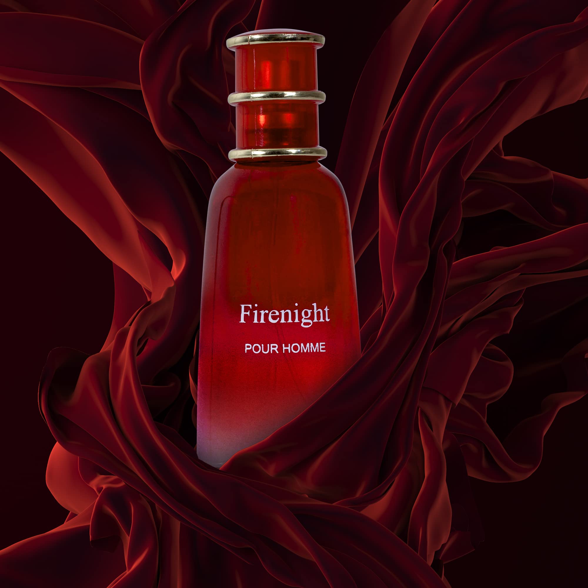 NovoGlow Firenight Pour Homme – Eau de Parfum for Men, 3.4 oz | Daywear & Casual Fragrance