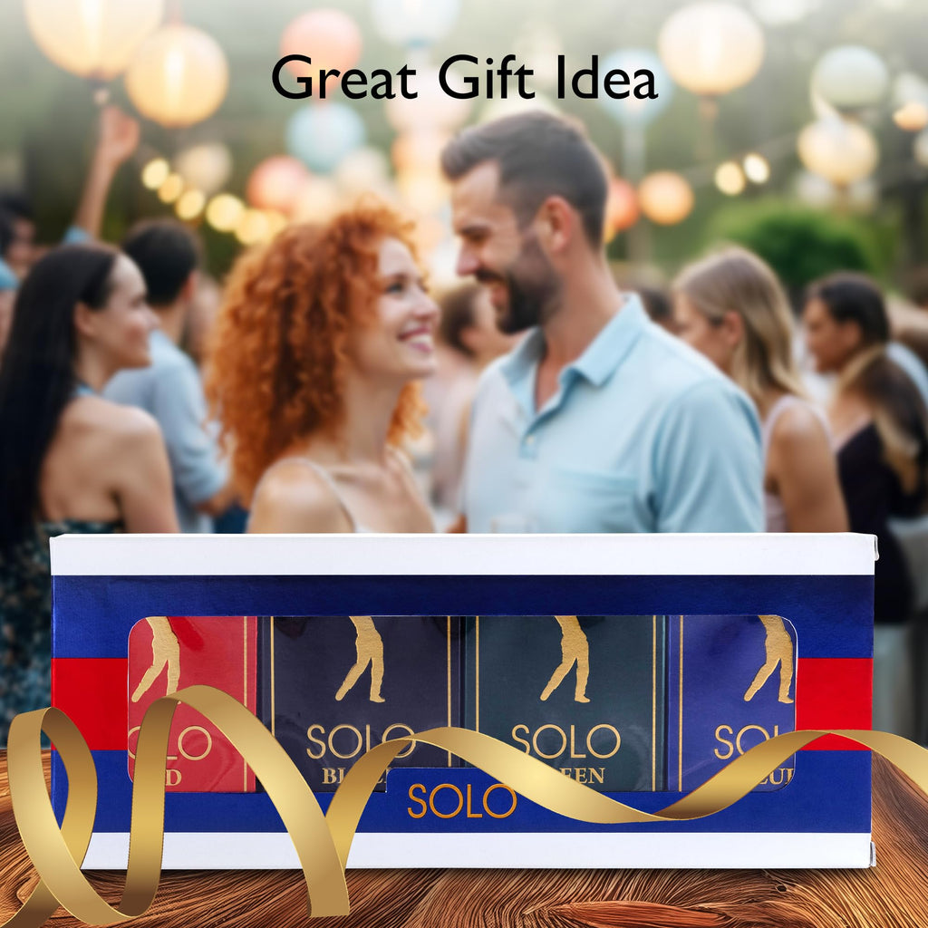 NovoGlow Solo 4-Piece Mini Fragrance Set for Men – 30ml Each, EDP, Paraben-Free