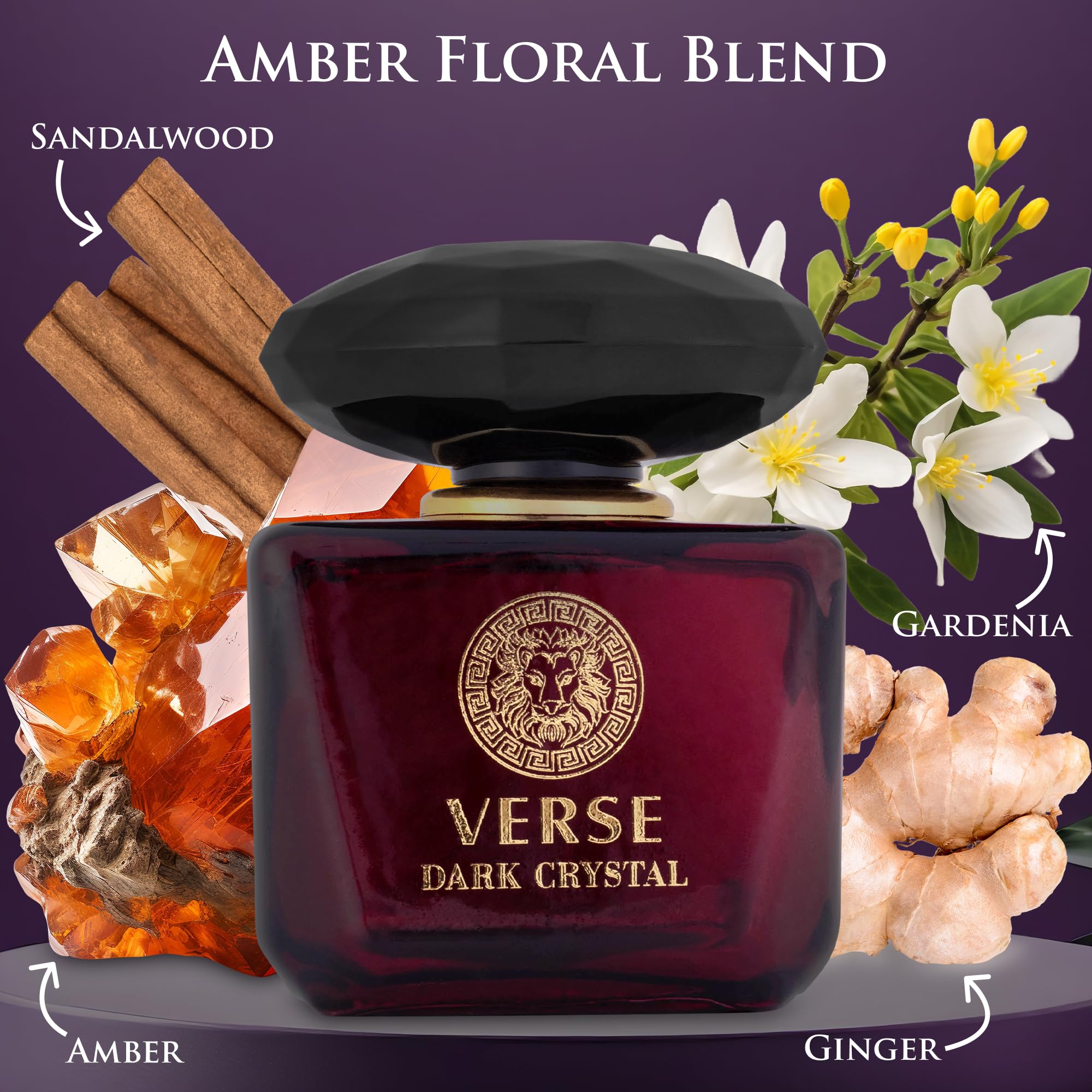 Verse Dark Crystal for Women by NovoGlow – 3.4 fl oz Eau de Parfum