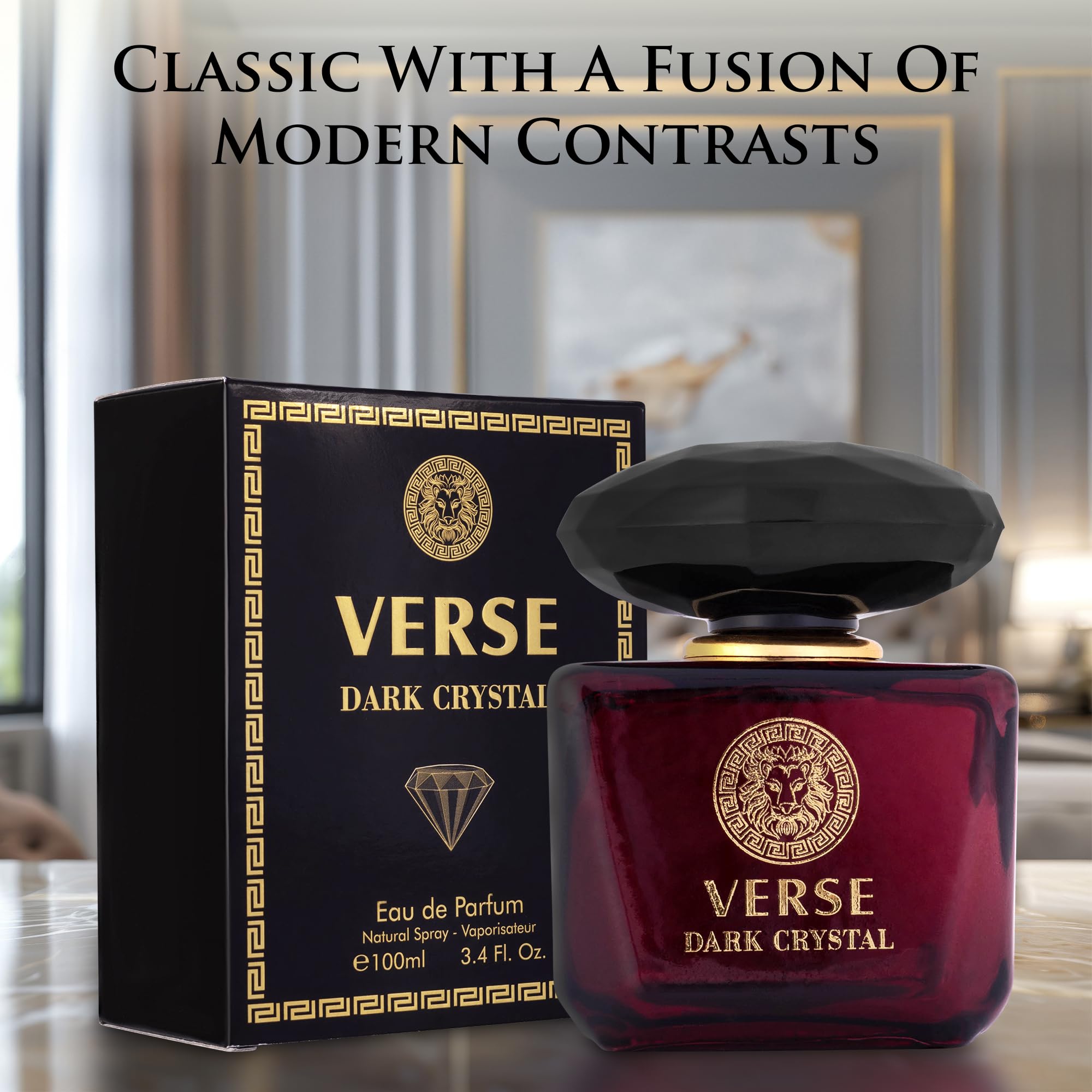 Verse Dark Crystal for Women by NovoGlow – 3.4 fl oz Eau de Parfum