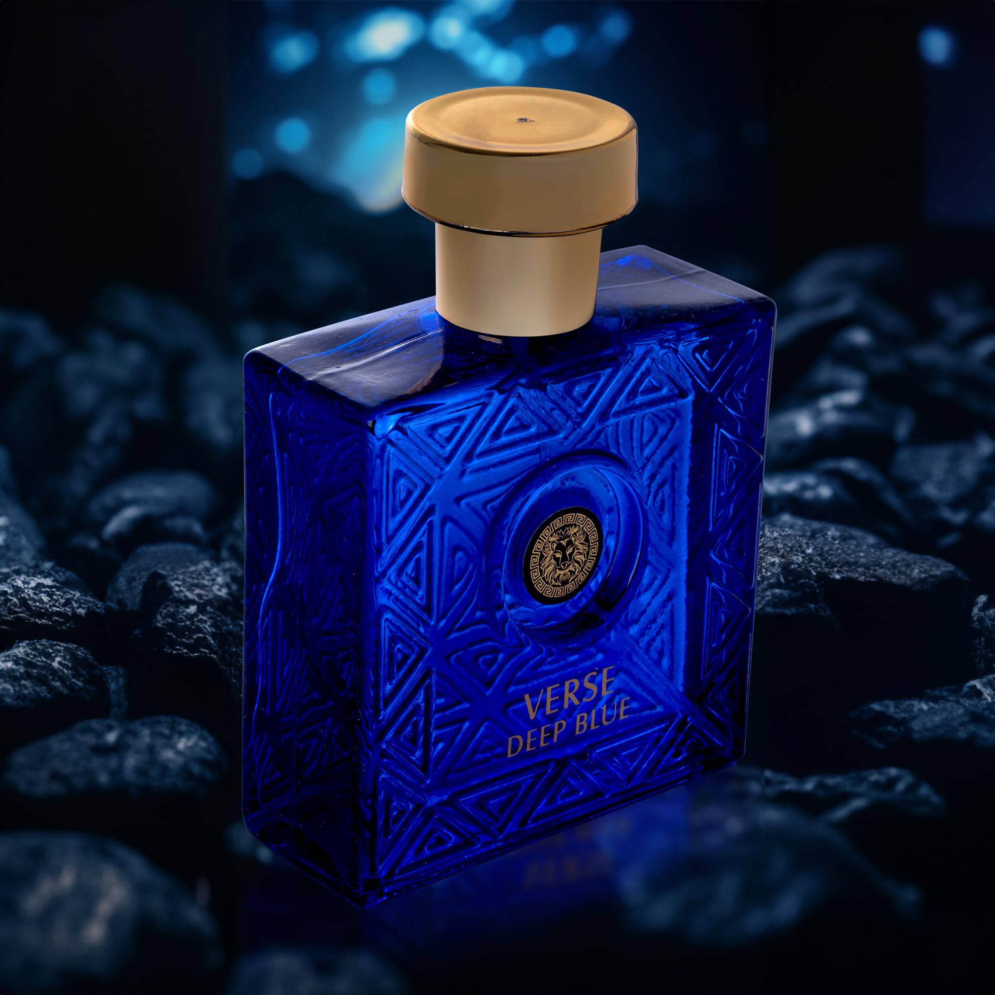 NovoGlow Verse Deep Blue Eau de Parfum for Men – Daywear Cologne, 3.4 oz | Gift-ready