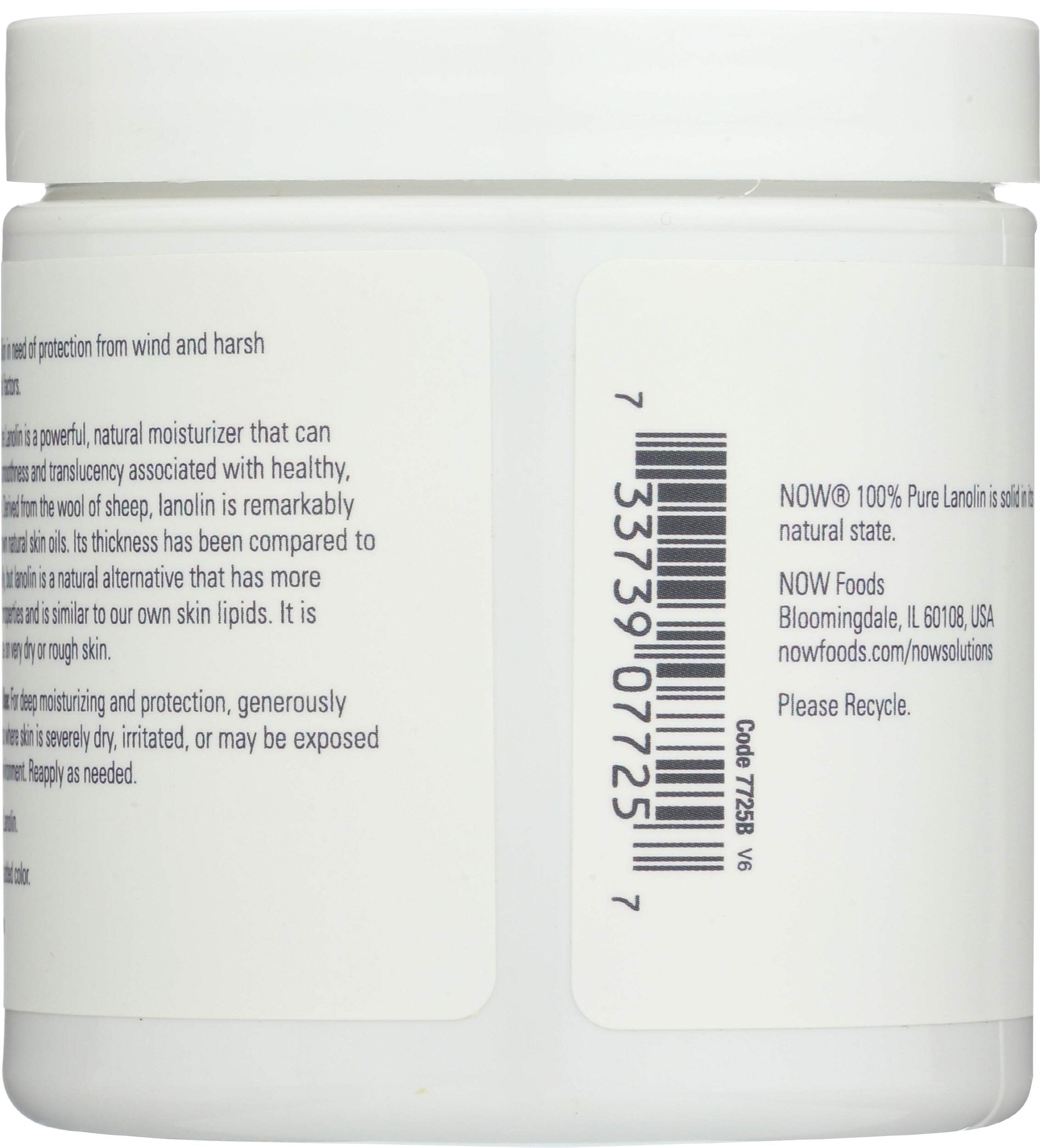 NOW Foods Pure Lanolin - 7 oz | Rich Moisturizer for Dry Skin