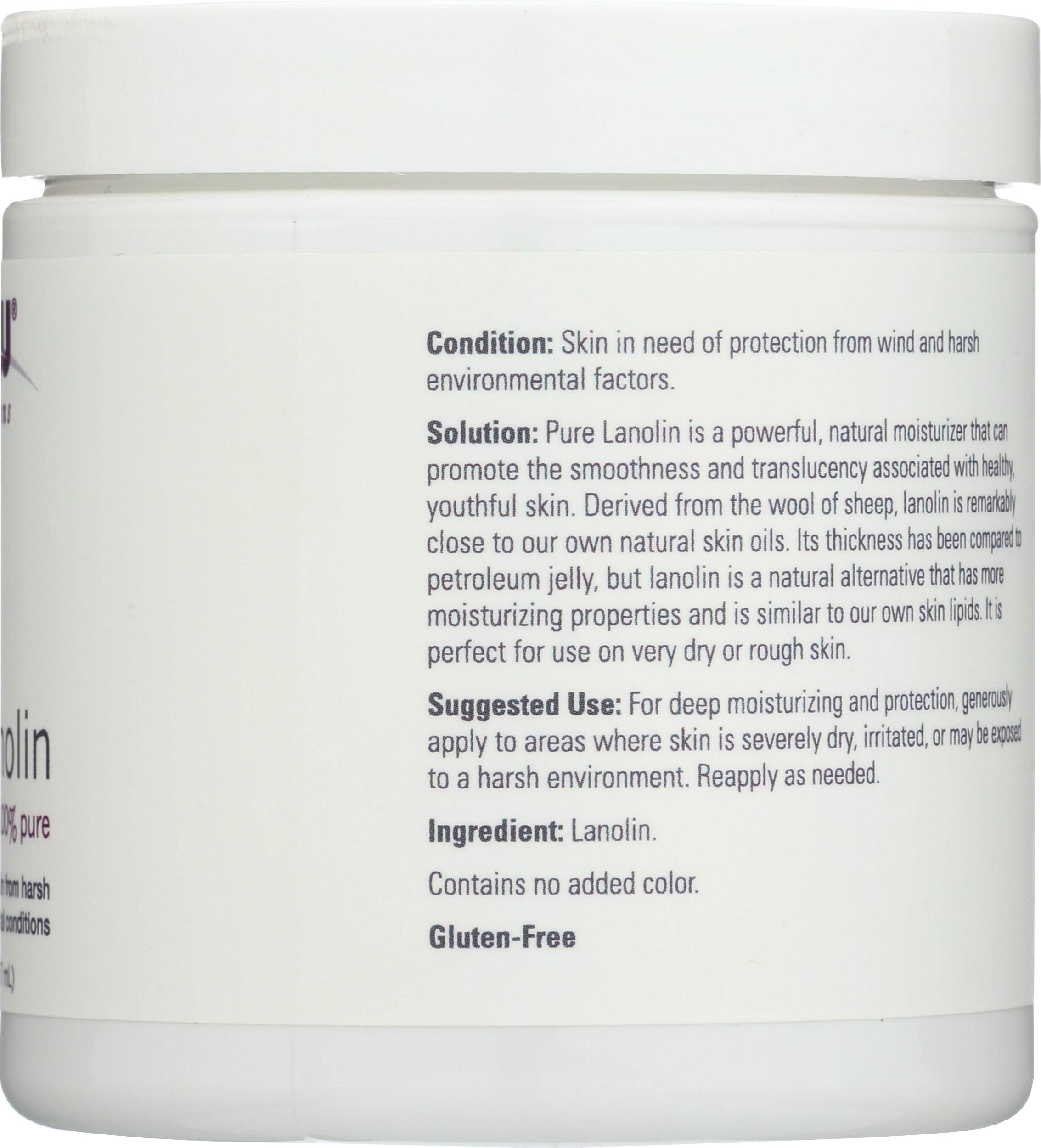 NOW Foods Pure Lanolin - 7 oz | Rich Moisturizer for Dry Skin