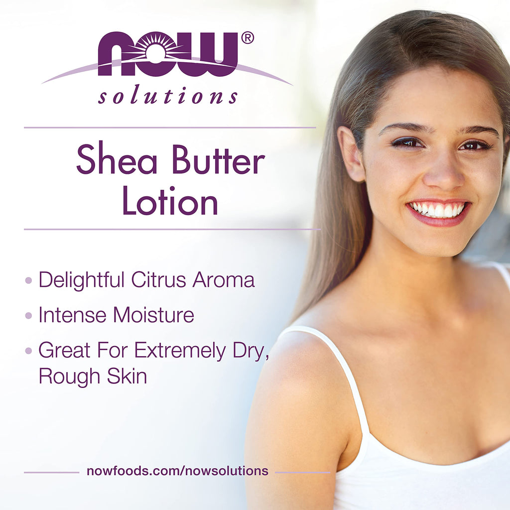 NOW Foods Solutions Shea Butter – 100% Pure Skin Emollient, 7 oz