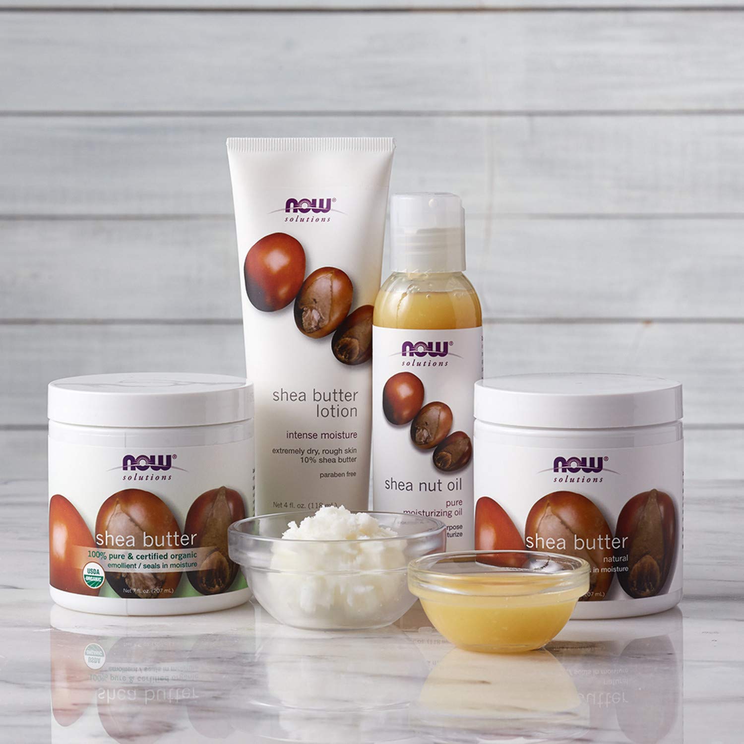 NOW Foods Solutions Shea Butter – 100% Pure Skin Emollient, 7 oz
