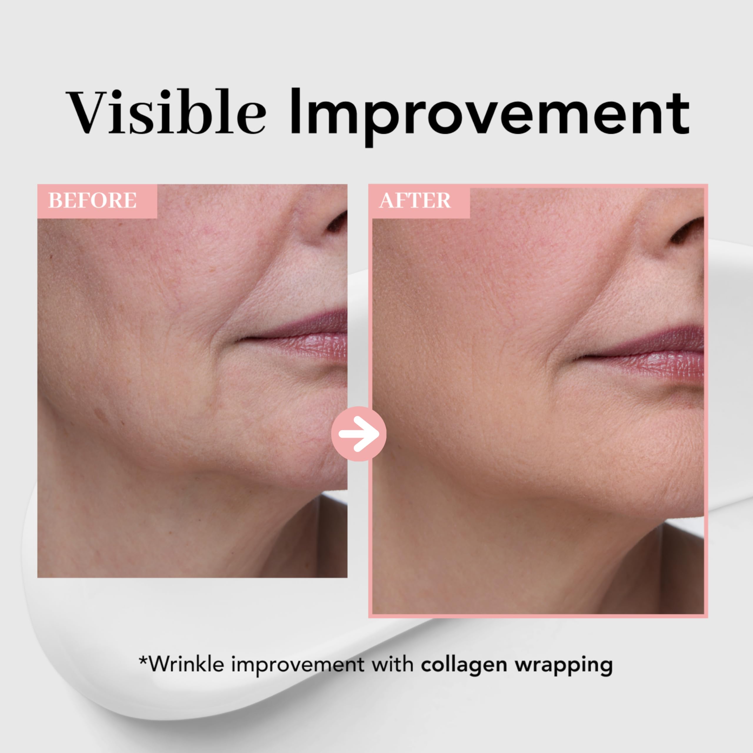 NOWATER Collagen Wrapping Mask – Glass Skin Peel Off, Hydration & Firming