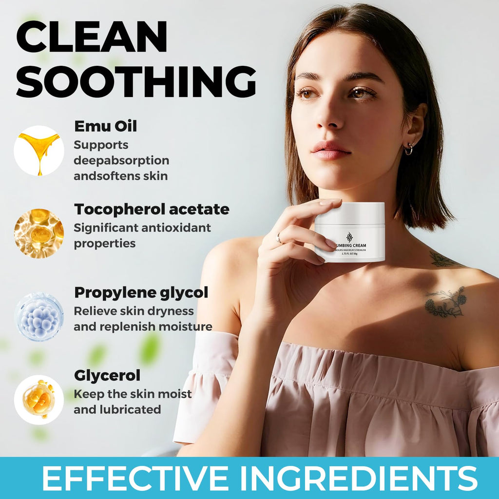 Noxdav Numbing Cream Extra Strength – 6H Maximum Temporary Comfort for Skin