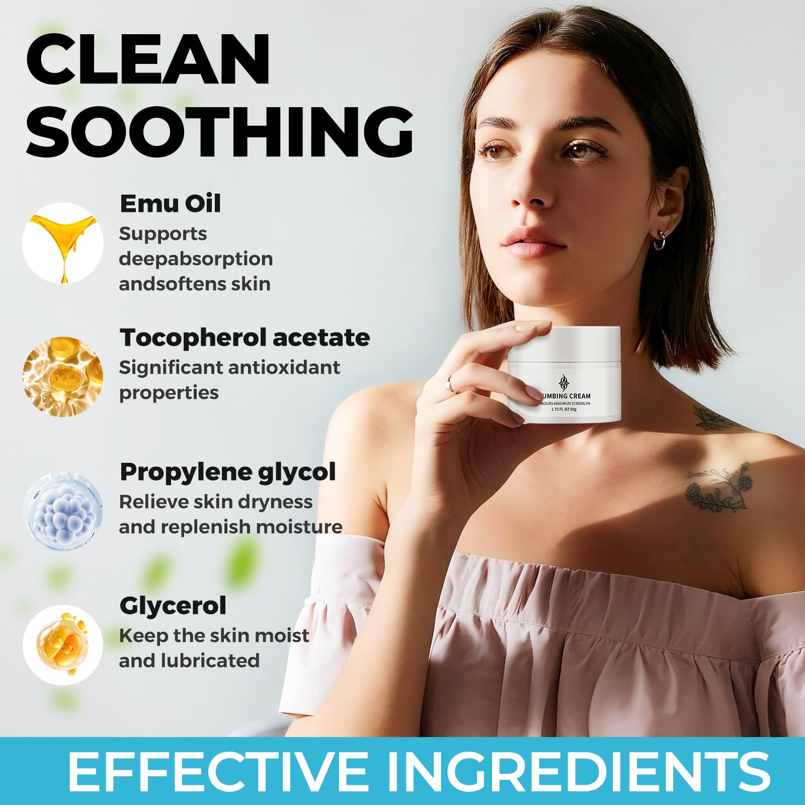 Noxdav Numbing Cream Extra Strength – 6H Maximum Temporary Comfort for Skin