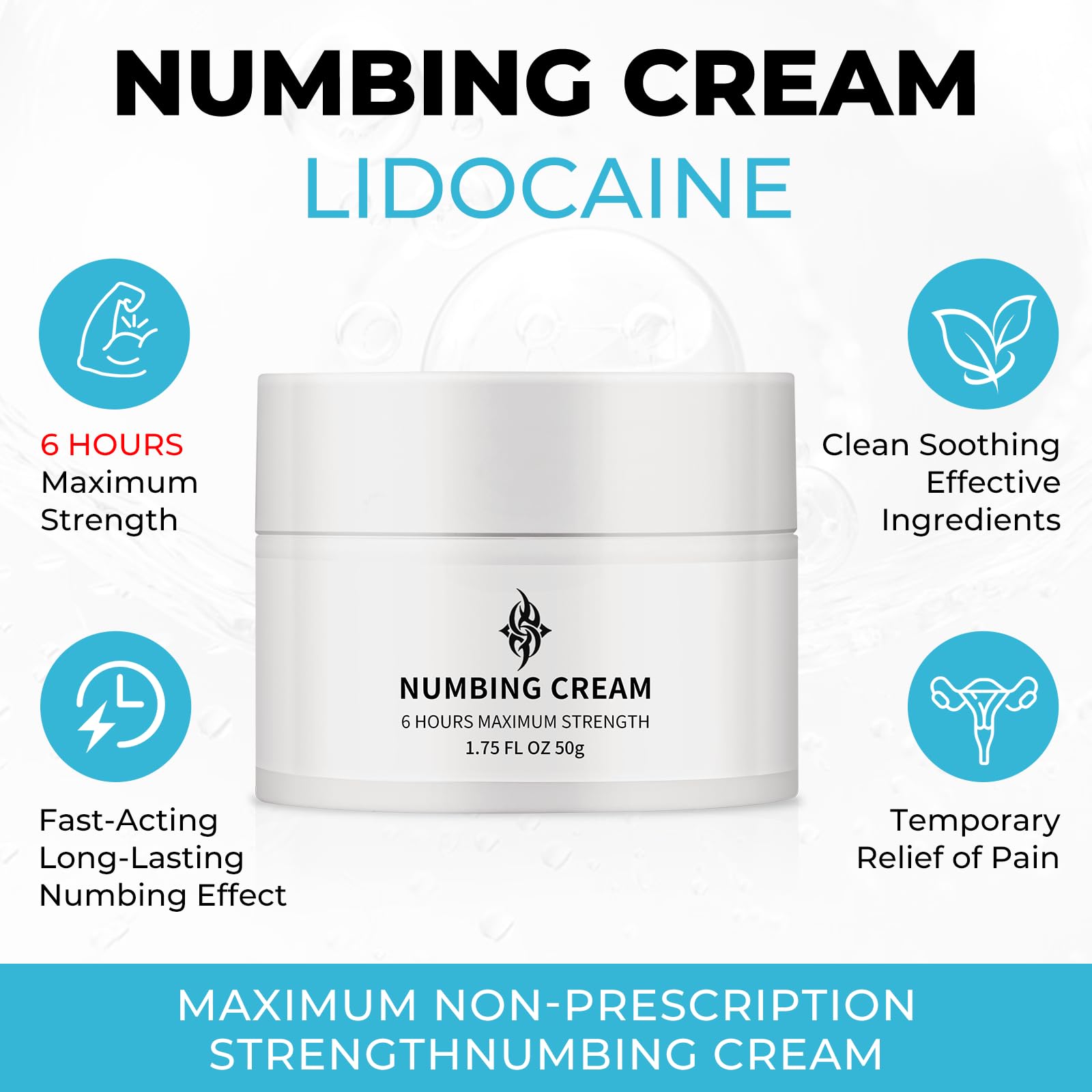 Noxdav Numbing Cream Extra Strength – 6H Maximum Temporary Comfort for Skin