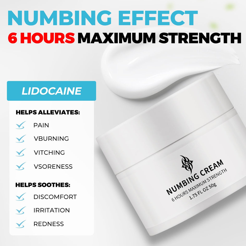 Noxdav Numbing Cream Extra Strength – 6H Maximum Temporary Comfort for Skin
