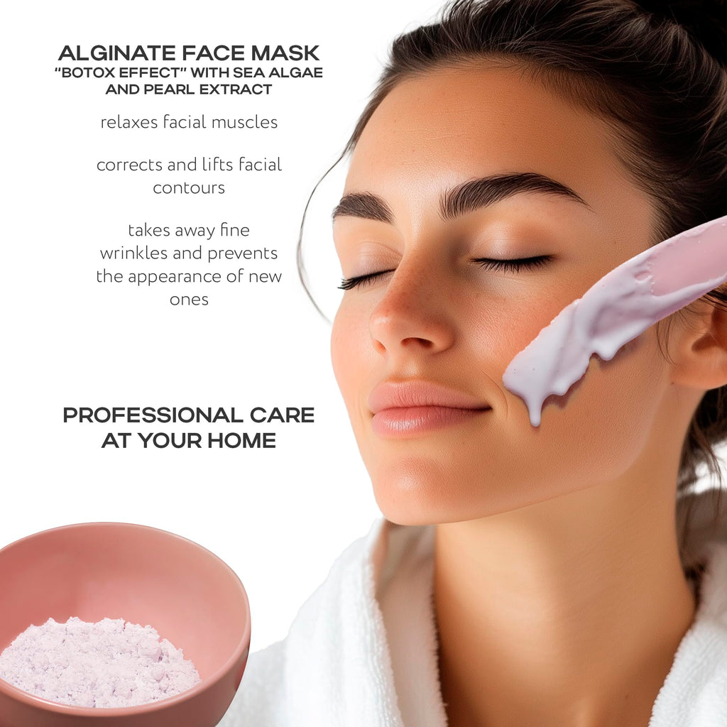 NSC Alginate Mask with Chlorella & Pearl Extract – 2.2lb, 40+ Applications