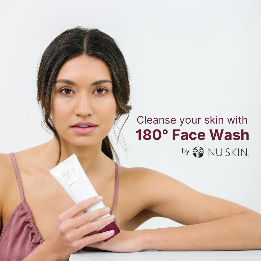 Nu Skin 180° Face Wash | Vitamin C Cleanser with Antioxidants | Hydrating Daily Cleanser – 2 Pack