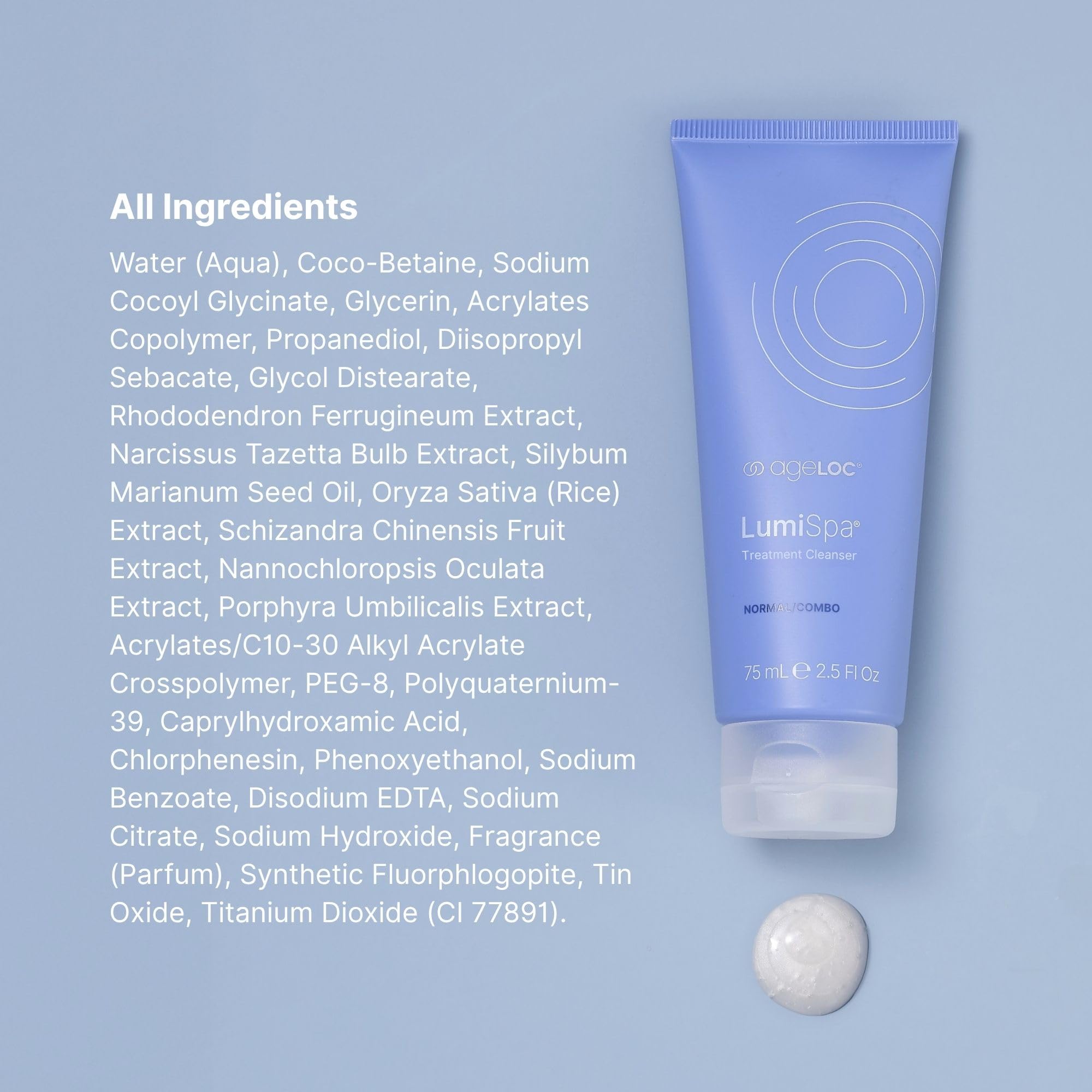 Nu Skin ageLOC LumiSpa Treatment Cleanser for Normal/Combo Skin – 2 Pack | Enhanced LumiSpa Performance