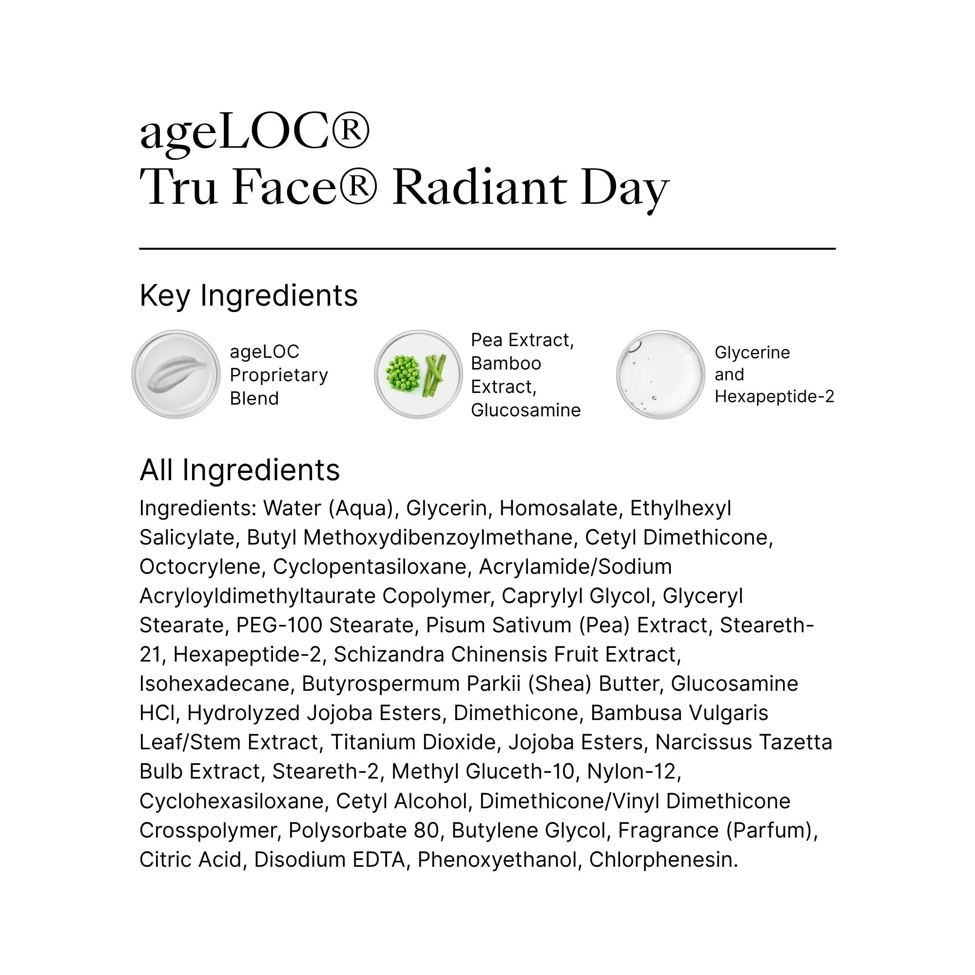 Nu Skin ageLOC Tru Face Radiant Day SPF 22 Moisturizer — Lightweight Hydration for Smoother Skin | 1.0 fl oz