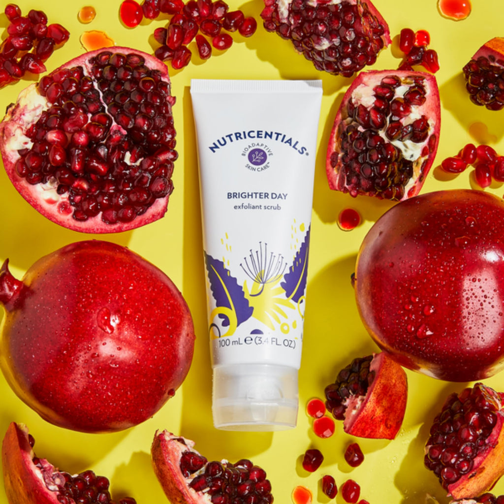 Nu Skin Brighter Day Exfoliant Scrub — Pomegranate Enzymes & Natural Minerals for Radiant Skin