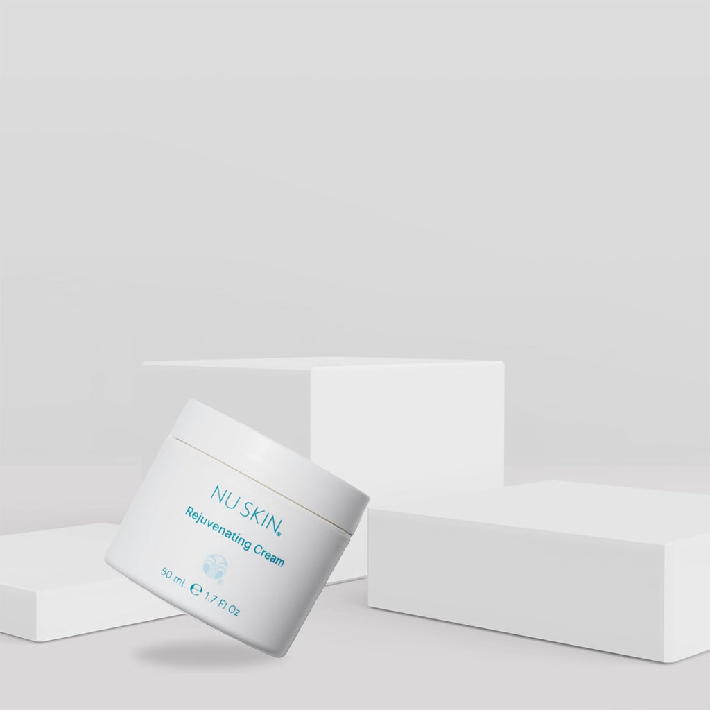 Nu Skin Rejuvenating Cream | Hydrating Moisturizer with Hyaluronic Acid for Dry Skin | 1.7 Fl Oz | 2 Pack