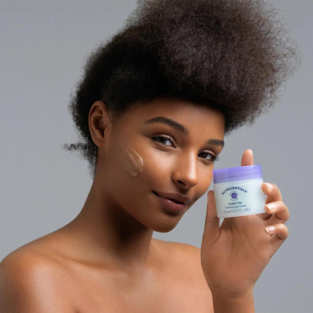Nu Skin ThirstFix Hydrating Gel Cream – 24-Hour Moisture, Oil-Free, Face & Neck (75 ml)