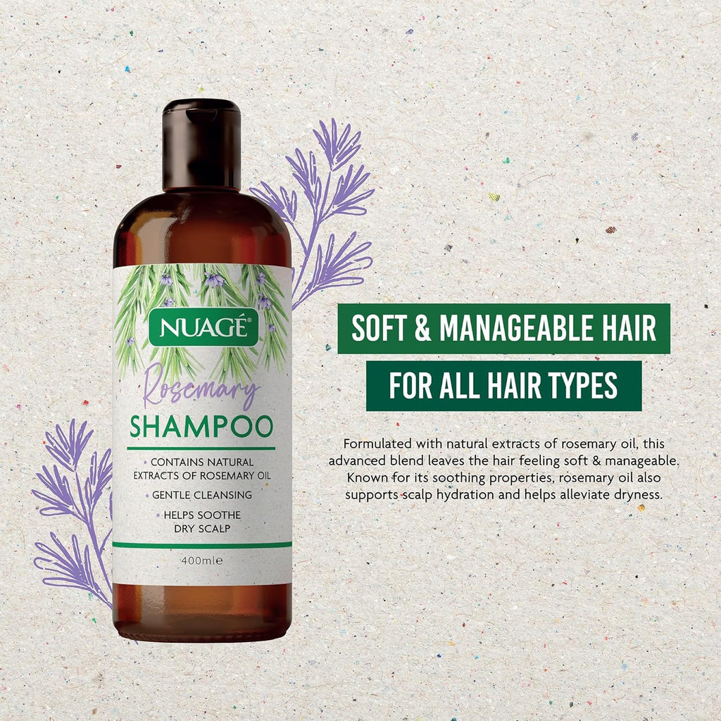 Nuage Rosemary Shampoo & Conditioner Bundle | Thickening & Regrowth for All Hair Types
