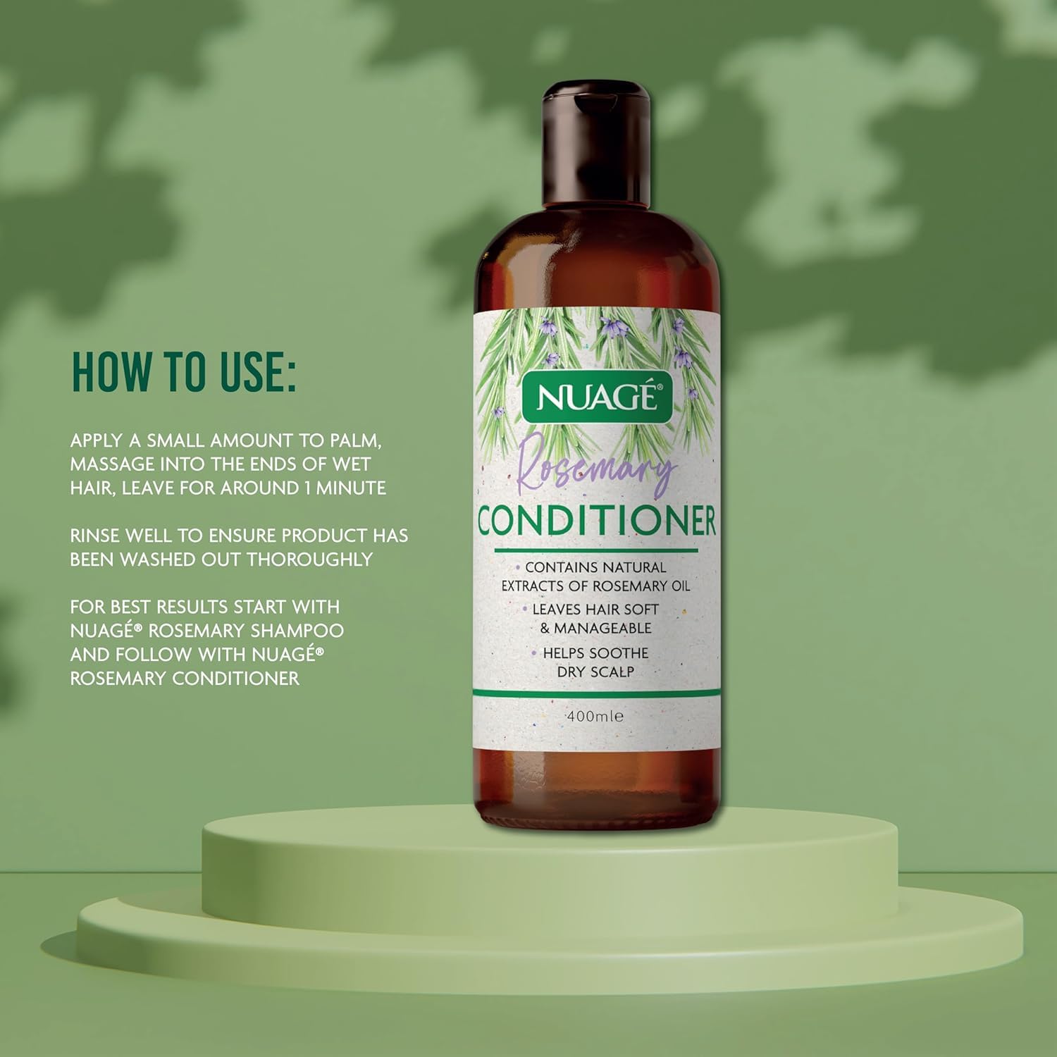 Nuage Rosemary Shampoo & Conditioner Bundle | Thickening & Regrowth for All Hair Types