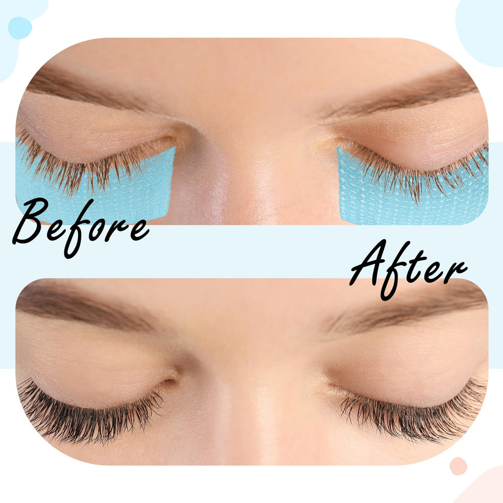 Nuanchu 4 Rolls Lash Tape for Eyelash Extensions – Breathable Skin-Friendly Blue Microporous Tape 0.98in x 3.9yd