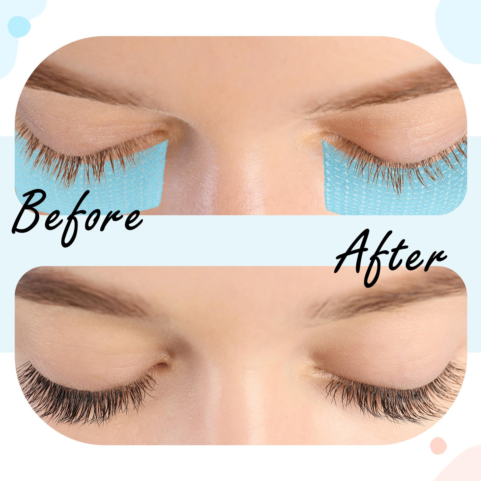 Nuanchu 4 Rolls Lash Tape for Eyelash Extensions – Breathable Skin-Friendly Blue Microporous Tape 0.98in x 3.9yd