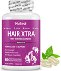 NuBest Hair Xtra - Hair Growth Vitamin with Biotin, Zinc & MSM | Vegan, Non-GMO