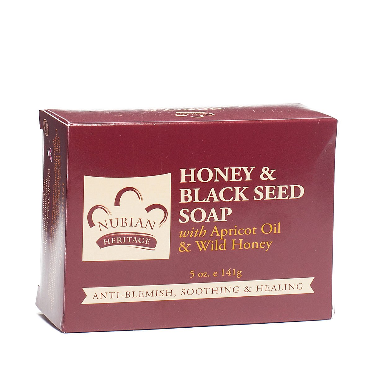 Nubian Heritage Bar Soap Honey & Black Seed 5 Oz