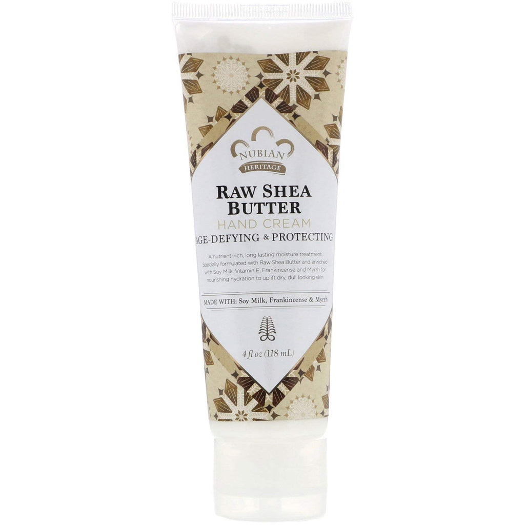 Nubian Heritage Raw Shea Butter Hand Cream – 4 Oz, 4-Pack