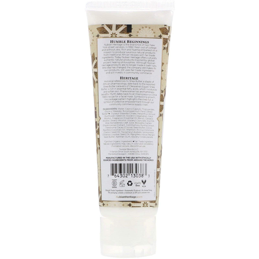 Nubian Heritage Raw Shea Butter Hand Cream – 4 Oz, 4-Pack
