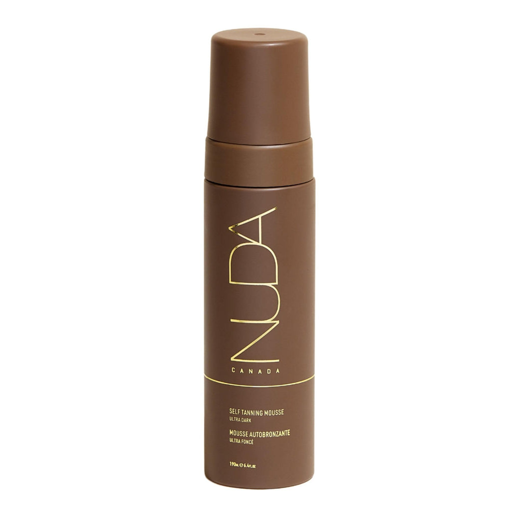 Nuda Ultra Dark BronzeFoam Self Tanning Mousse | Fast-Drying, Streak-Free Sunless Tanner | 190mL