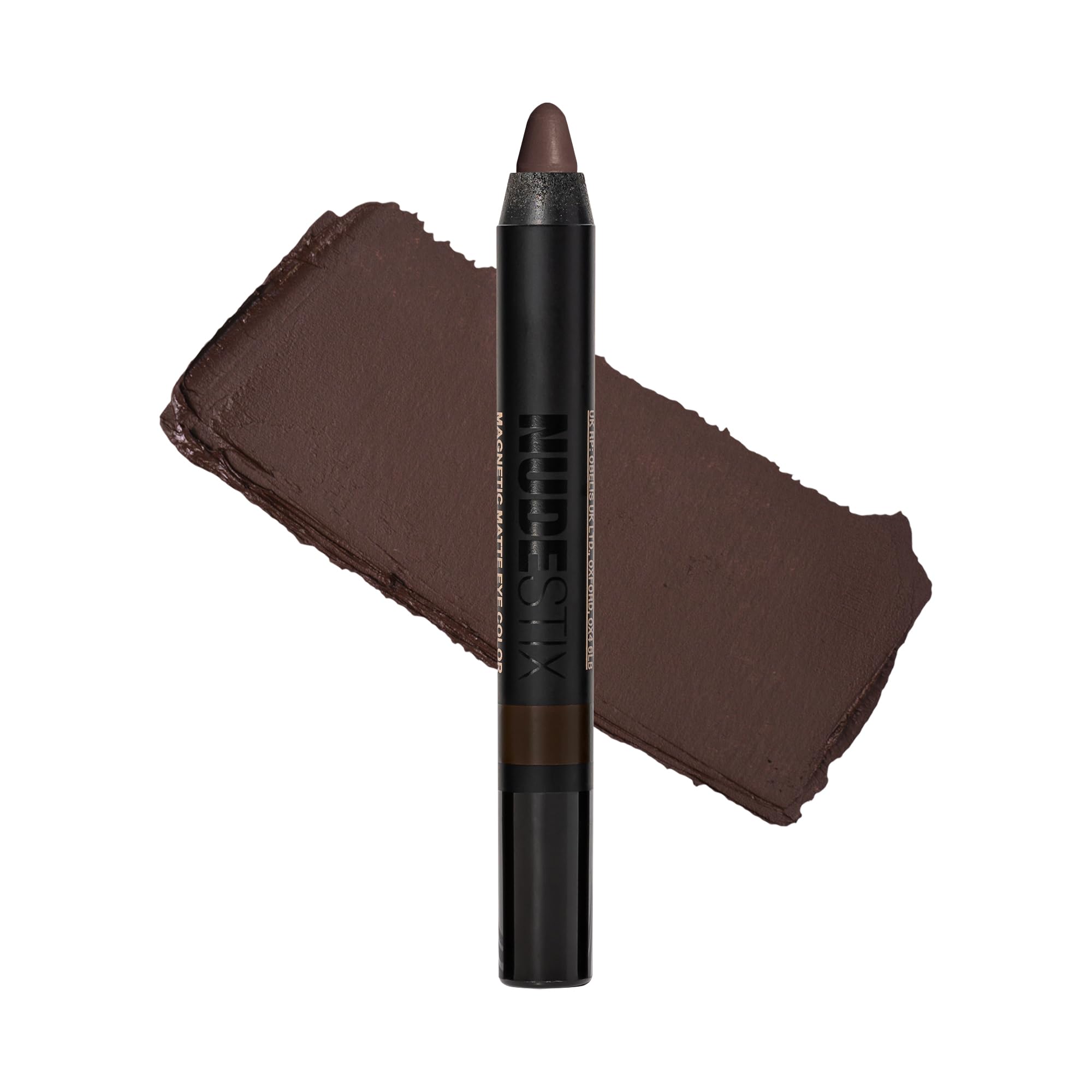 Nudestix Magnetic Matte Eye Color Cocoa — 3-in-1 Eye Pencil, Primer & Liner (Waterproof)