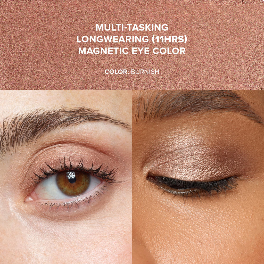 Nudestix Magnetic Luminous Eye Color Burnish – 4-in-1 Eye Pencil (Shadow, Liner, Primer & Highlighter) Waterproof Satin Finish