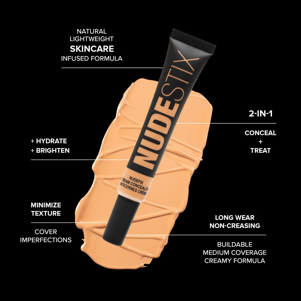 Nudestix NudeFix Cream Concealer Nude 5.5 – Hydrating, Natural Finish