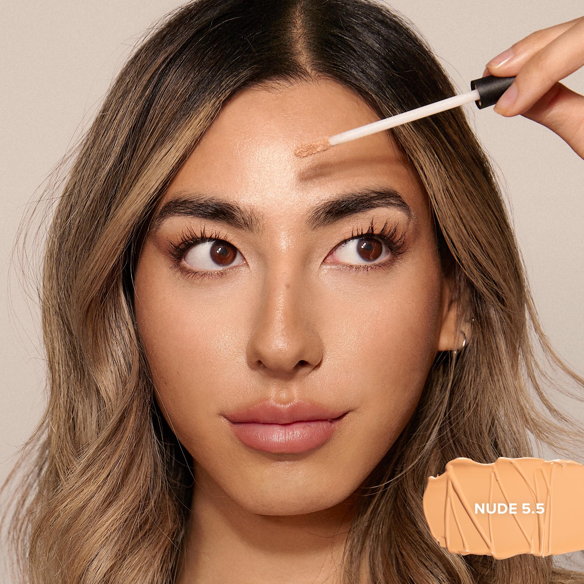 Nudestix NudeFix Cream Concealer Nude 5.5 – Hydrating, Natural Finish