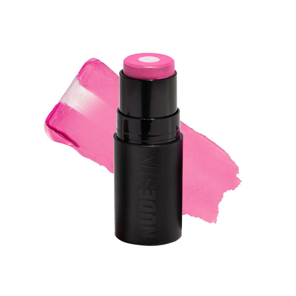 Nudestix Nudies Matte + Glow Core Magenta Magic — Dual-Core Cream Blush Stick with Ceramides, Peptides & Vitamin E