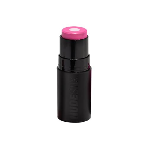 Nudestix Nudies Matte + Glow Core Magenta Magic — Dual-Core Cream Blush Stick with Ceramides, Peptides & Vitamin E
