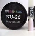 Nugenesis Dip Powder NU26 Baby's Breath – Long-Lasting Neutral Nail Color
