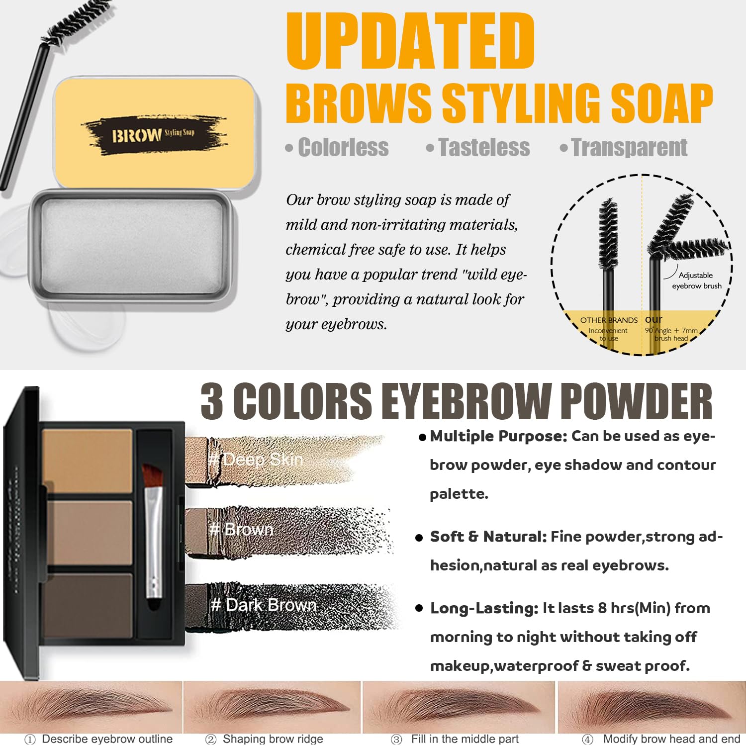 NUIBO All-in-One Makeup Kit – 12-Color Eyeshadow, Foundation, Lipstick & More