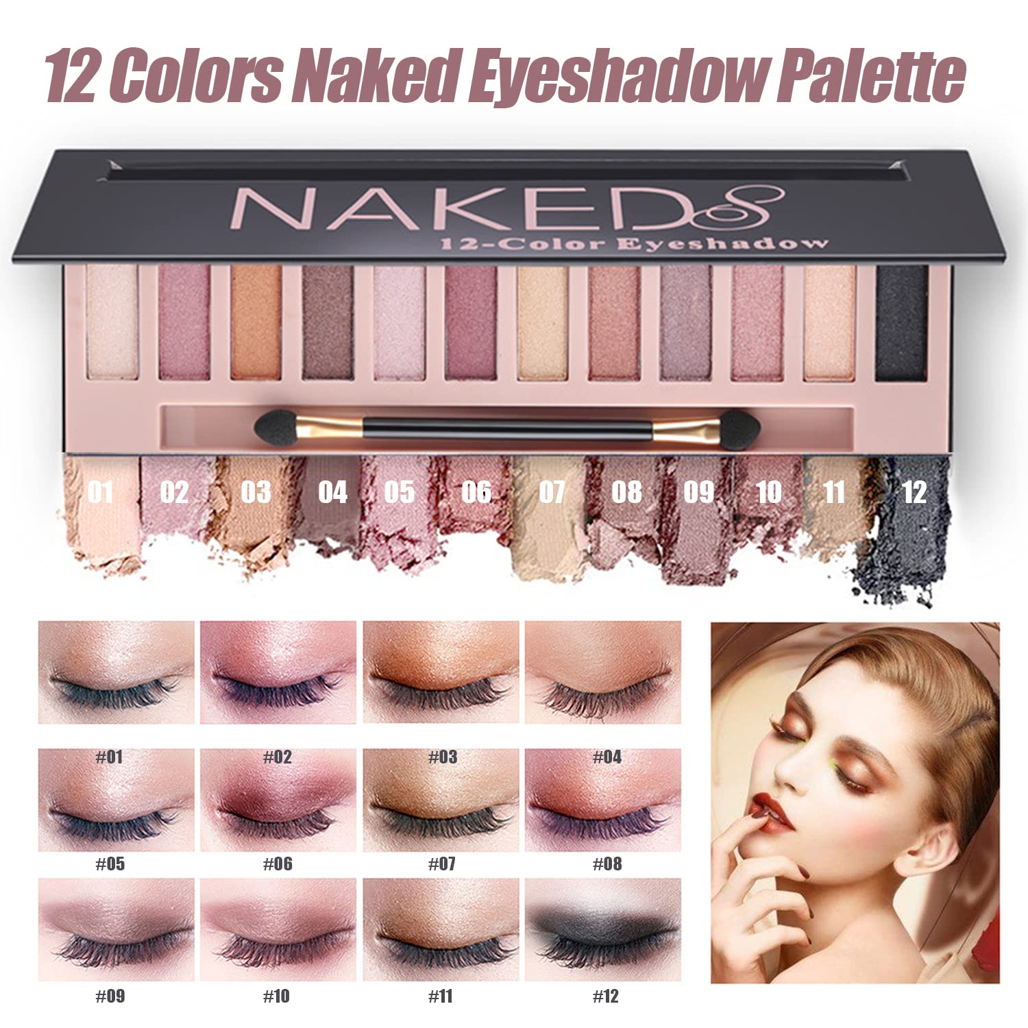 NUIBO All-in-One Makeup Kit – Complete Travel Set for Women and Teens
