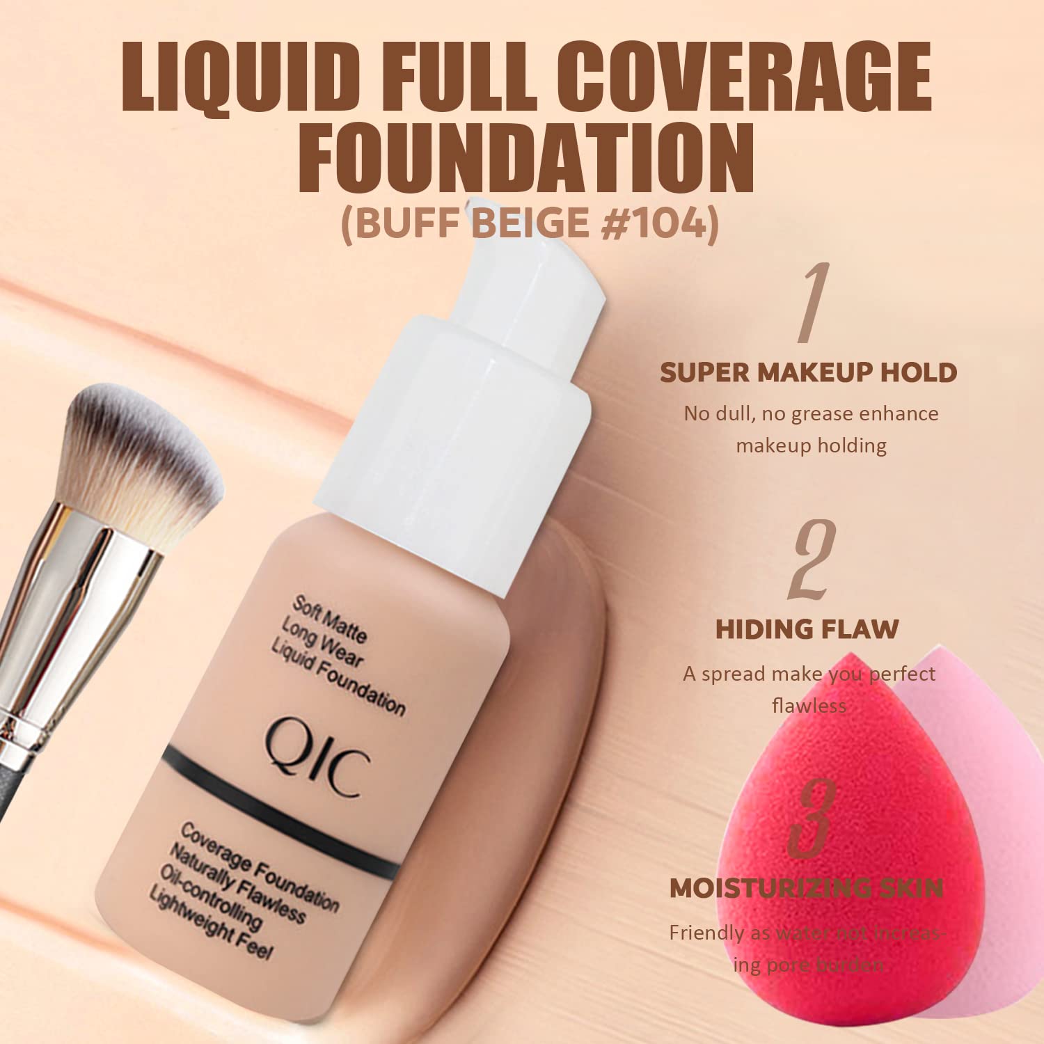 NUIBO All-in-One Makeup Kit – Complete Travel Set for Women and Teens