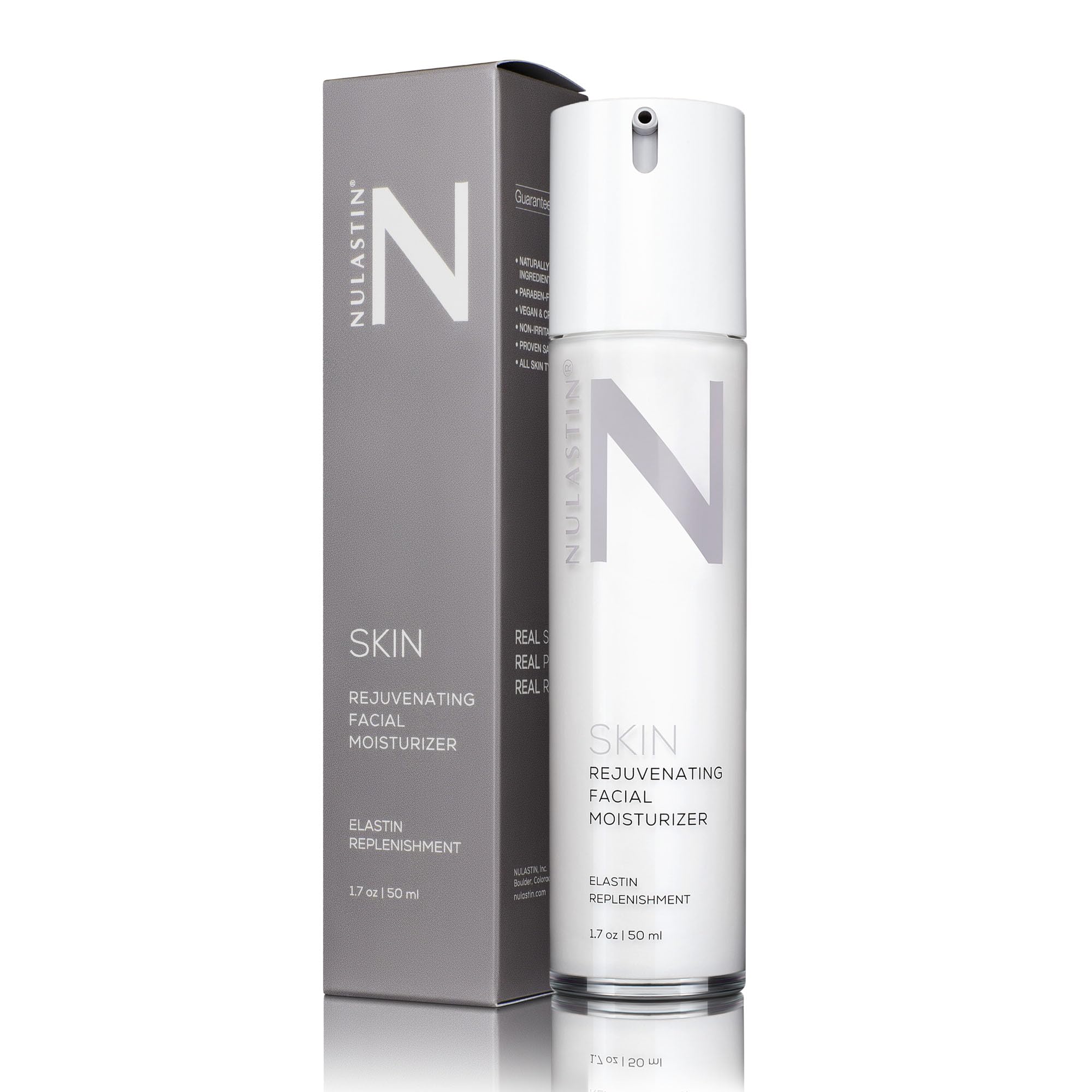 NULASTIN Hydrating Face Moisturizer – Elastaplex Smoothing & Firming Daily Cream (1.7 oz)