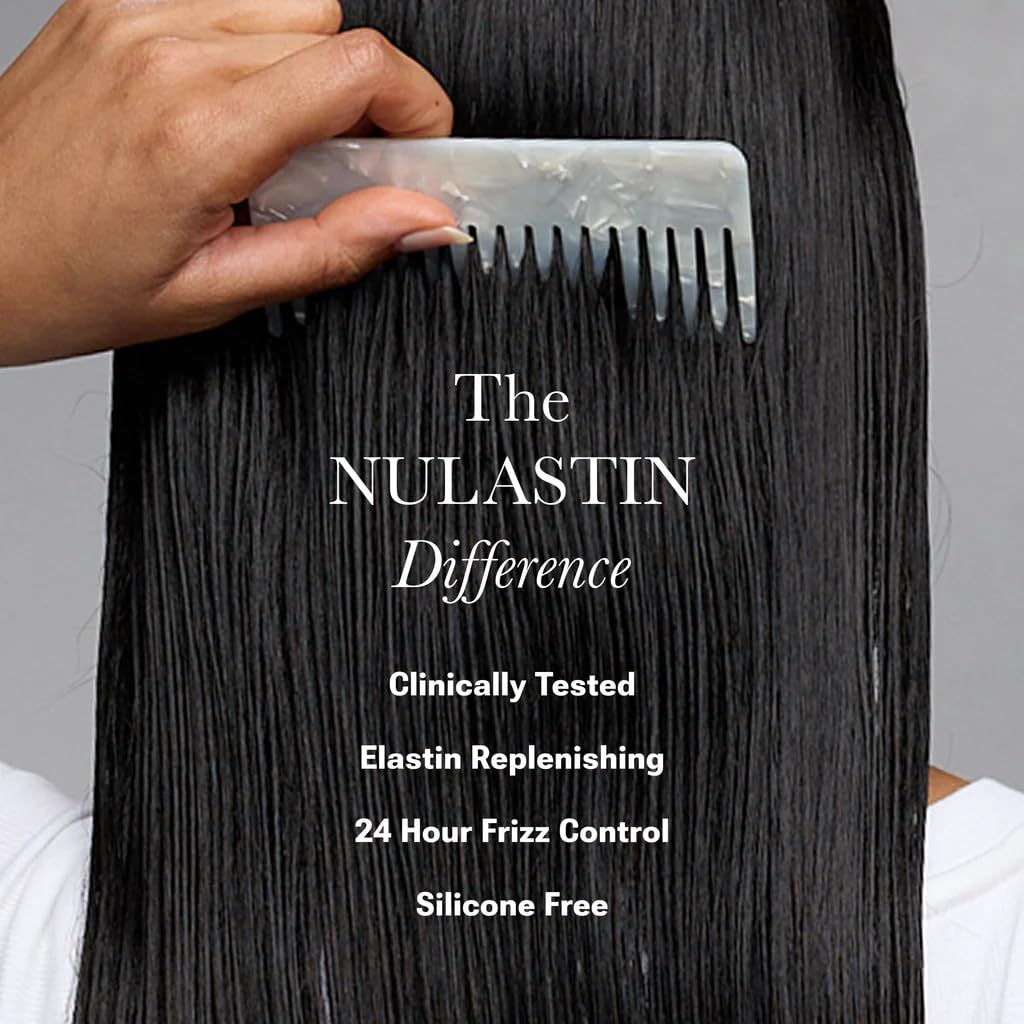 NULASTIN NuProtect Leave In Conditioner Spray – Silicone-Free Heat Protectant, Detangler, 24HR Frizz Control (5 Fl Oz)