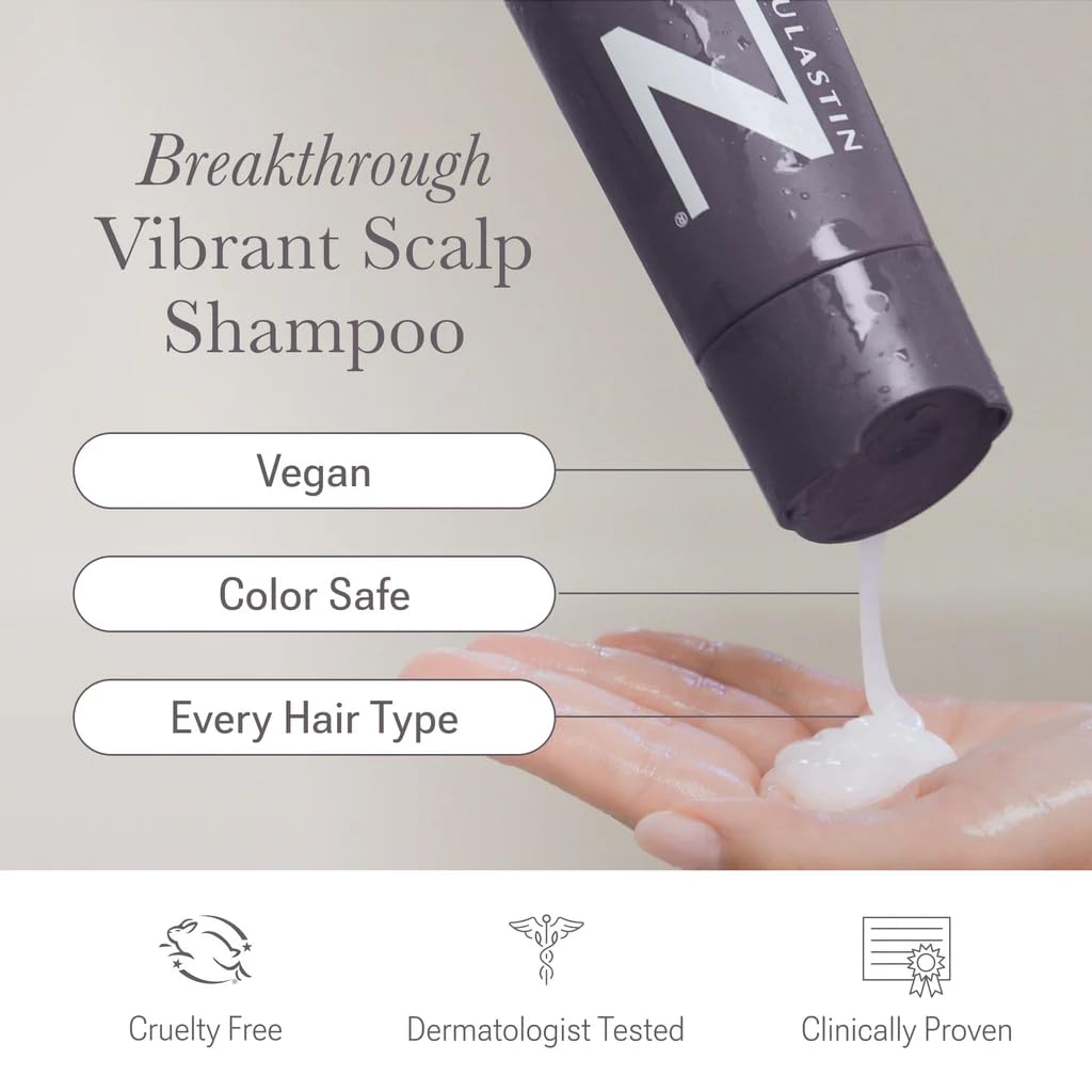 NULASTIN Vibrant Scalp Shampoo – Volumizing, Color-Safe for Fine Hair