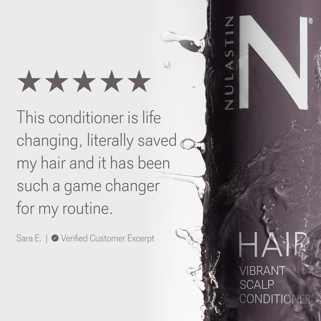 NULASTIN Vibrant Scalp Hair Conditioner with Elastaplex – Volumizing, Silicone-Free, Color-Safe (10 oz)