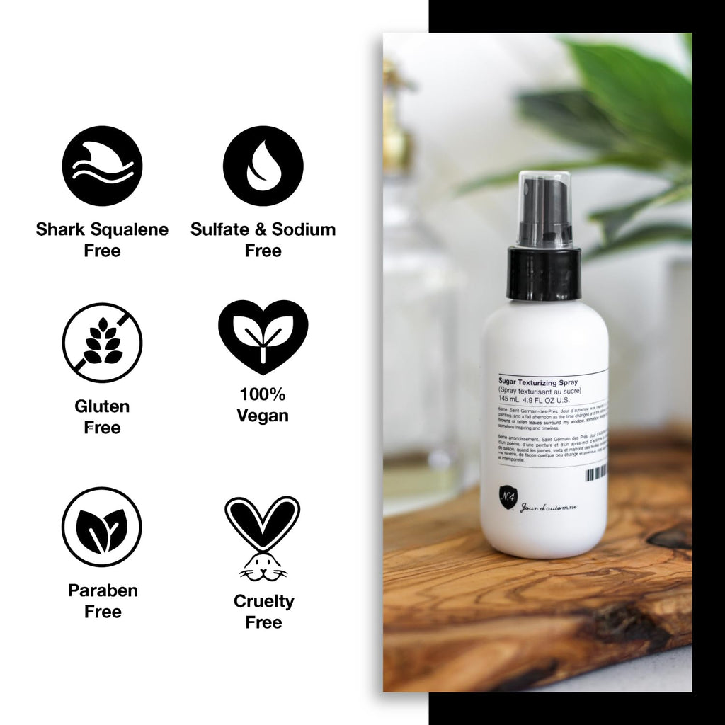 Number 4 Sugar Texture Spray for Hair — Beachy Waves, Color-Protecting Texturizer, 4.9 oz