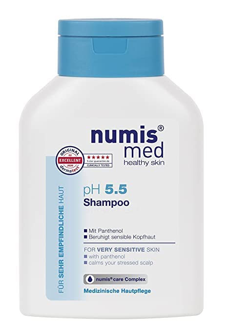 Numis Med pH5.5 Daily Gentle Cleanser for Sensitive, Dry Scalp | Moisturizing & Soothing