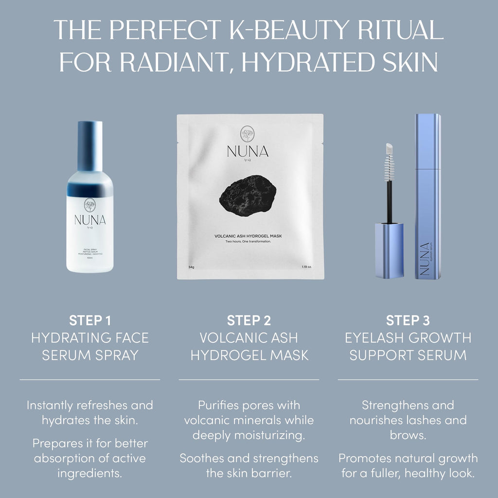 NUNA Eyelash Growth Support Serum 6ml – Fuller Lashes & Brows, Biotin & Multi-Peptide