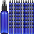 Nuogo 90-Pack 4oz Plastic Mini Spray Bottles – Refillable Travel Perfume Bottles, Blue